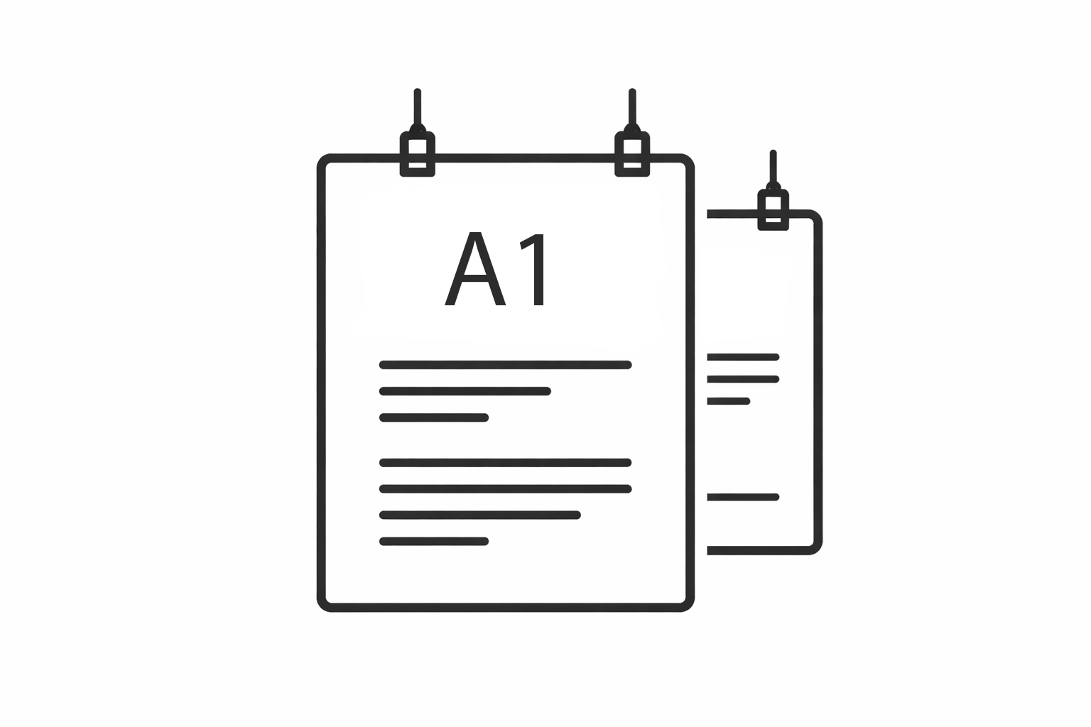 Plakaty A1 - 594 x 841 mm