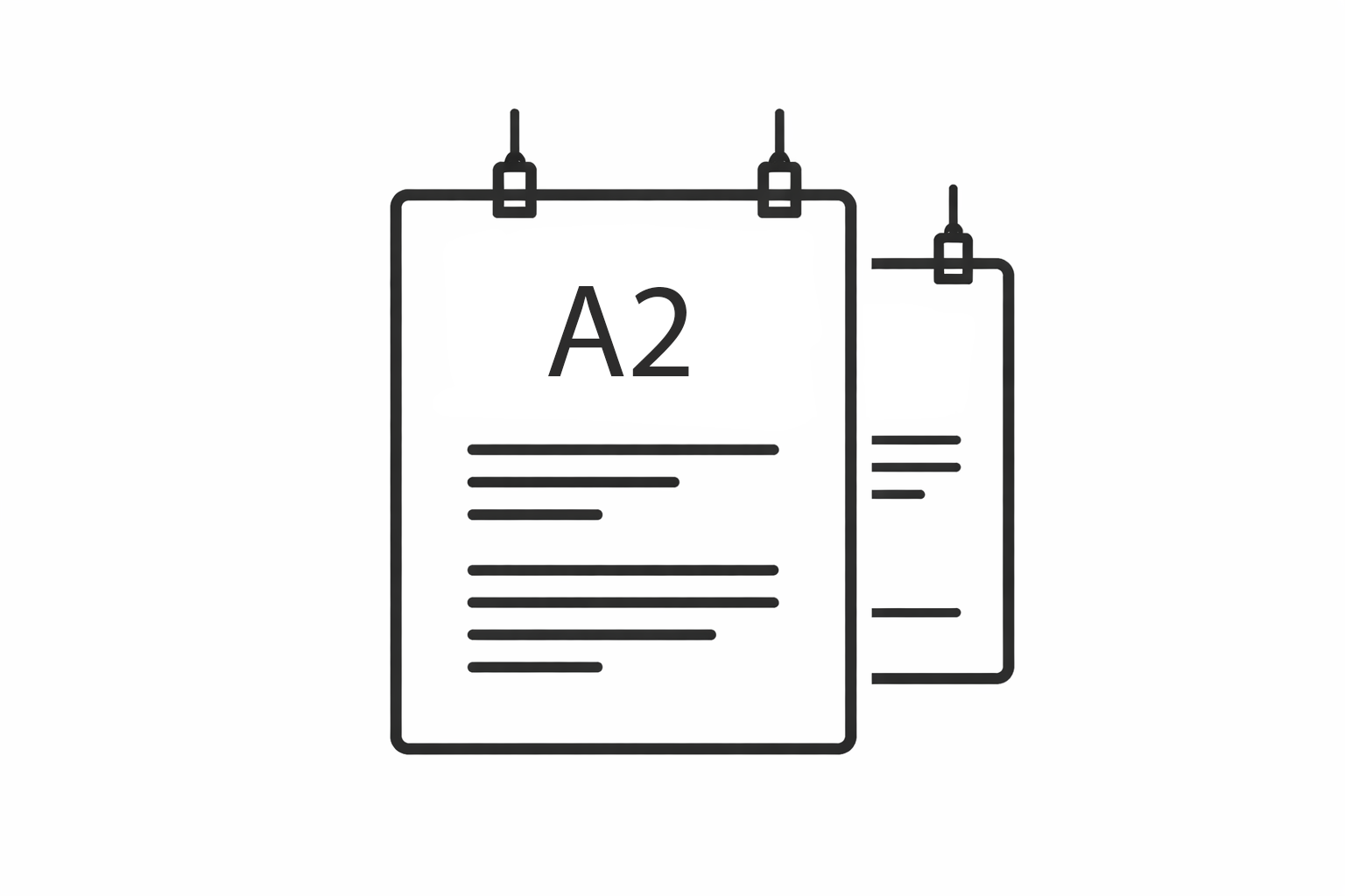 Plakaty A2 - 420 x 594 mm